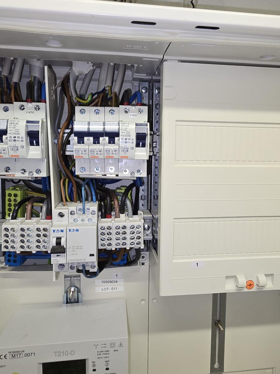 Complete Gewiss Eaton electrical panel Dudelange